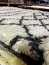 Michael Dorman 4x6 Hand-Knotted Ivory and Black Moroccan Style | Banana Manor Rug Factory Outlet