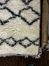 Michael Dorman 4x6 Hand-Knotted Ivory and Black Moroccan Style | Banana Manor Rug Factory Outlet