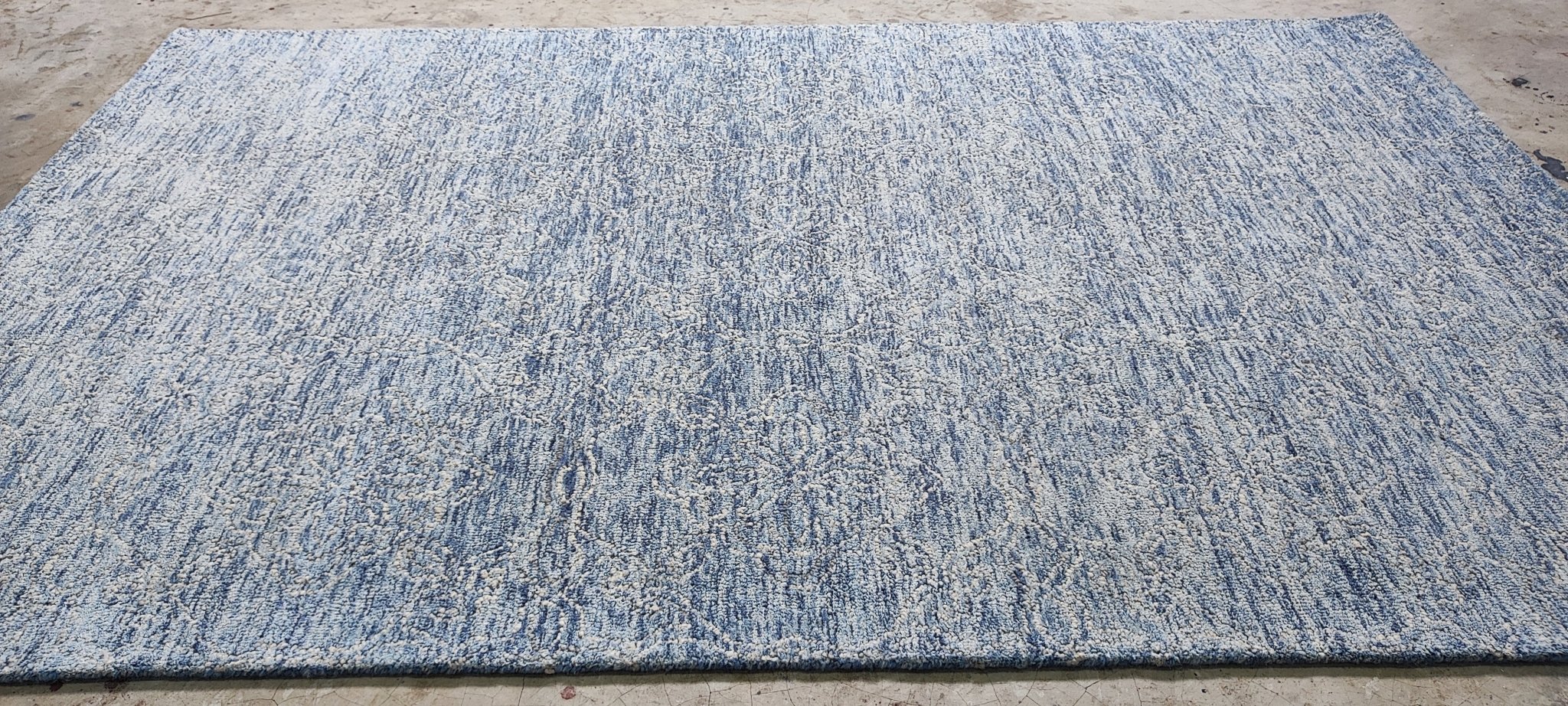 Michalopoulos 5x8 Hand-Tufted Blue Mix Erased | Banana Manor Rug Factory Outlet