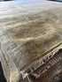 Michelle Dorrance 9x12 Hand-Knotted Oushak Rug Tan and Ivory | Banana Manor Rug Factory Outlet