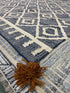 Michelle Handwoven Flatweave Wool Durrie 8.5x7.5 | Banana Manor Rug Company
