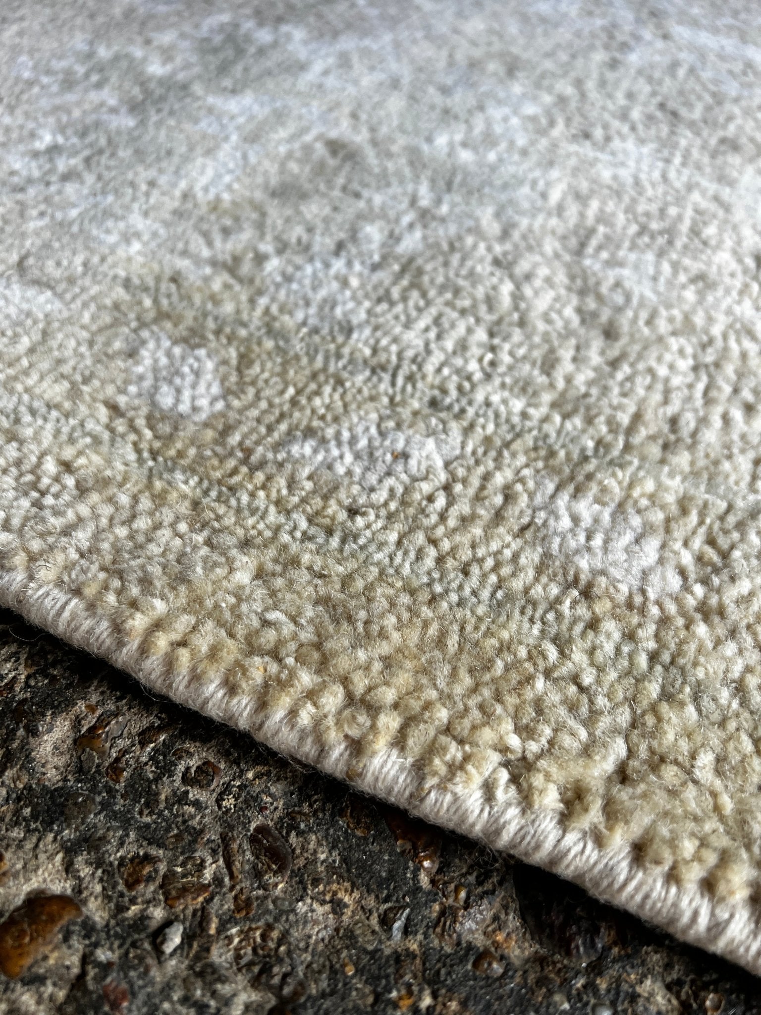 Midori 2.6x12.3 Hand-Knotted Grey Oushak | Banana Manor Rug Factory Outlet