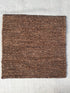 Milagro Beanfield Brown Texture Dyed Hand-Knotted Jute Rug | Banana Manor Rug Company