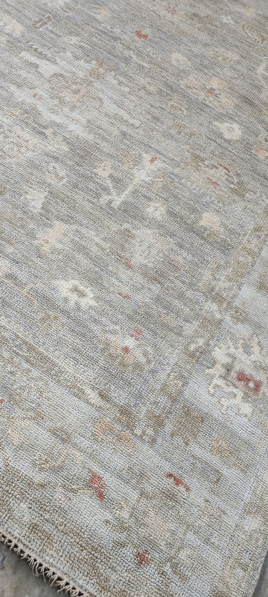 Milana 8x10 Grey & Tan Oushak | Banana Manor Rug Factory Outlet