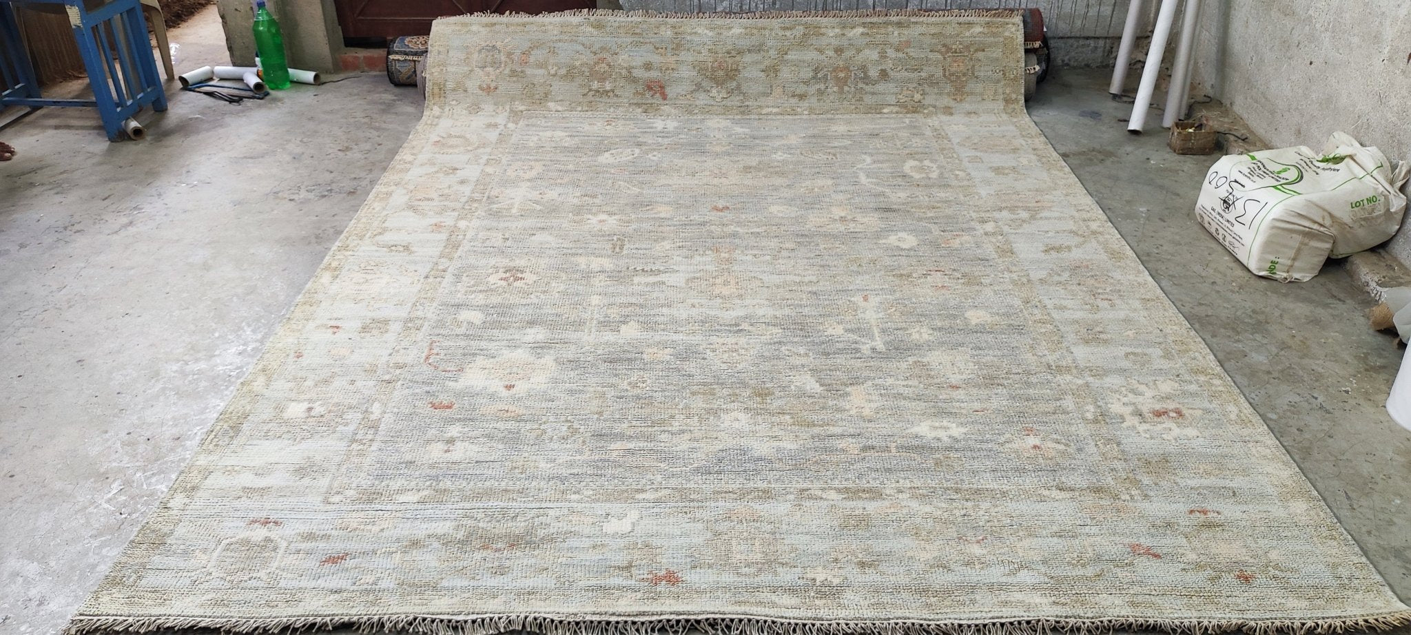 Milana 8x10 Grey & Tan Oushak | Banana Manor Rug Factory Outlet