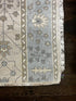 Molly Van Amburgh Grey and Silver Hand-Knotted Oushak Rug 4x4 | Banana Manor Rug Factory Outlet