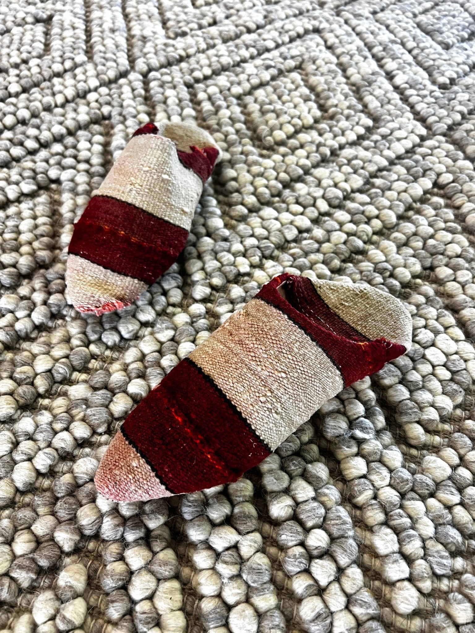 Moroccan Kilim Slippers-Large | Banana Manor Rug Factory Outlet