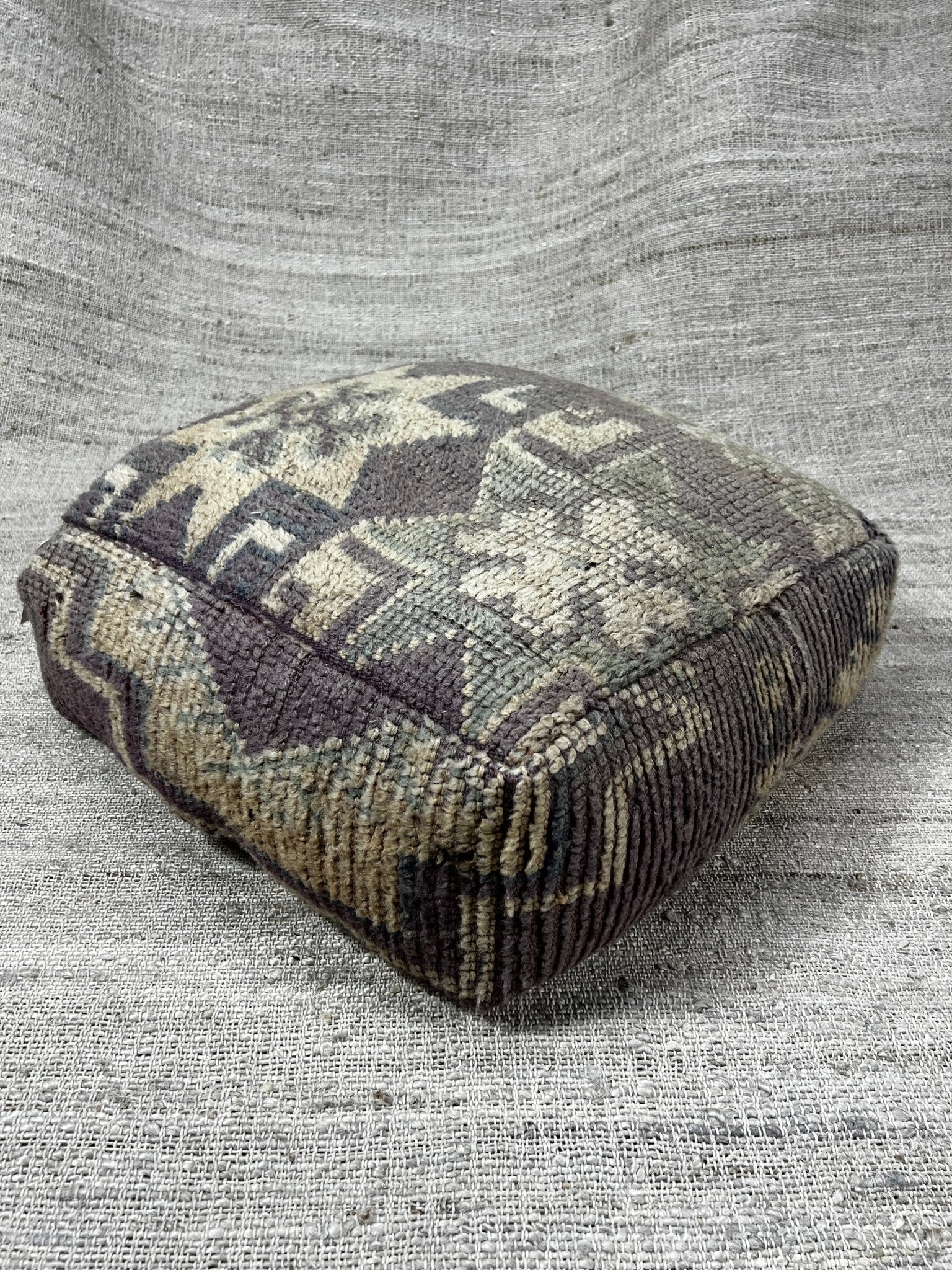 Moroccan Lavender Floor Cushion Wool | Banana Manor Rug Company