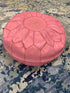 Moroccan Leather Pouffe - Assorted Colors-FILLED | Banana Manor Rug Company