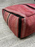 Moroccan Rose Striped Floor Cushion Wool | Banana Manor Rug Company