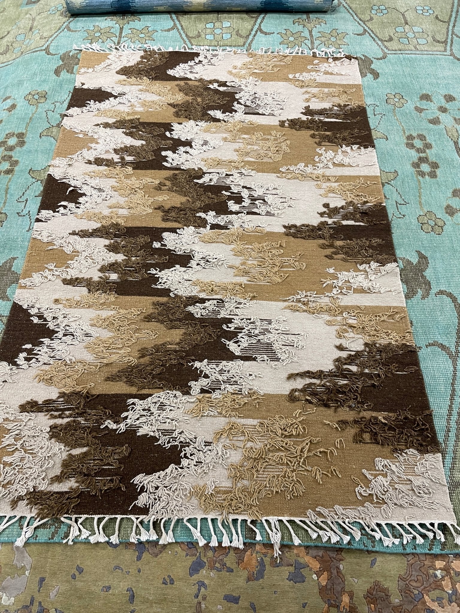 Mother 5x7.9 Handwoven Durrie (Multiple Colors) | Banana Manor Rug Company