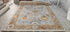 Nancy Meyers Grey and Light Brown Hand-Knotted Oushak Rug 8x10 | Banana Manor Rug Company