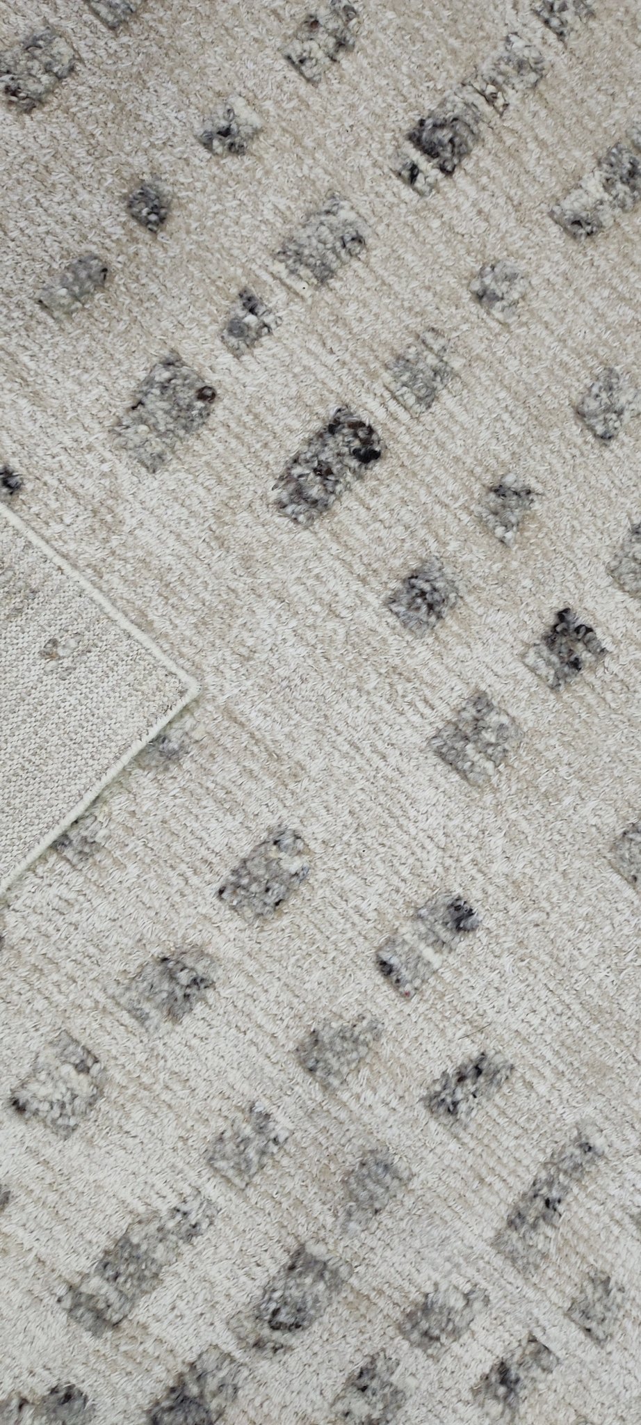 Naoko 9x12.3 Hand Knotted Beige & Grey Abstract | Banana Manor Rug Factory Outlet