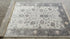 Negar Khan 4x6.6 Ivory and Grey Hand-Knotted Oushak Rug | Banana Manor Rug Company