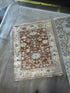Nellie 4x5 Rust Hand-Knotted Oushak Rug | Banana Manor Rug Company