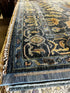 Nicole Walker 7.9x10 Hand-Knotted Blue Oushak | Banana Manor Rug Factory Outlet