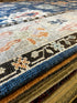 Nori 9.9x13.9 Hand-Knotted Blue & Grey Oushak | Banana Manor Rug Factory Outlet