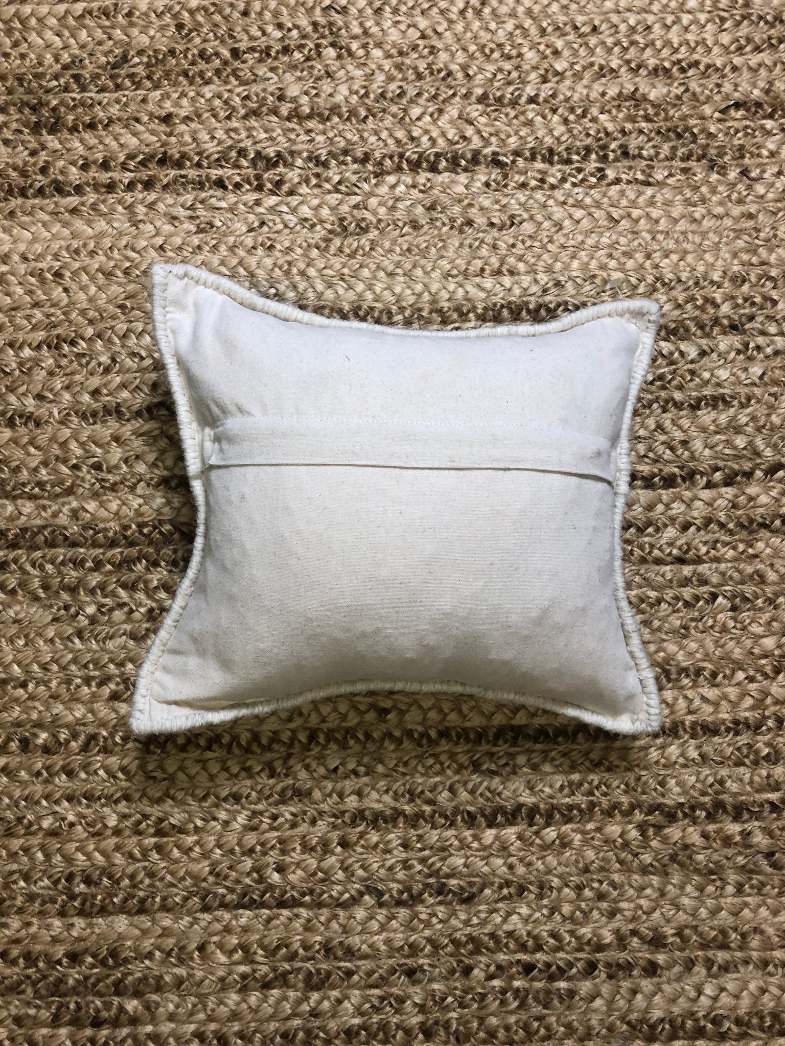 Norjahna Small Blue, White, and Grey Pillow | Banana Manor Rug Company