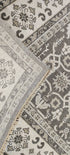 Norma Kamali 9.9x14 Grey and Ivory Hand-Knotted Oushak Rug | Banana Manor Rug Company