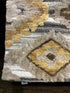 Old Absinthe House 5x7.6 Handwoven Mustard & Grey Loop Cut | Banana Manor Rug Factory Outlet