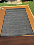 Opportunity Buy-Harwich Black & Tan 5.3x7.6 Machine Made Outdoor/Indoor Rug | Banana Manor Rug Company