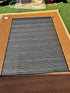 Opportunity Buy-Harwich Black & Tan 6.6x9.6 Machine Made Outdoor/Indoor Rug | Banana Manor Rug Company
