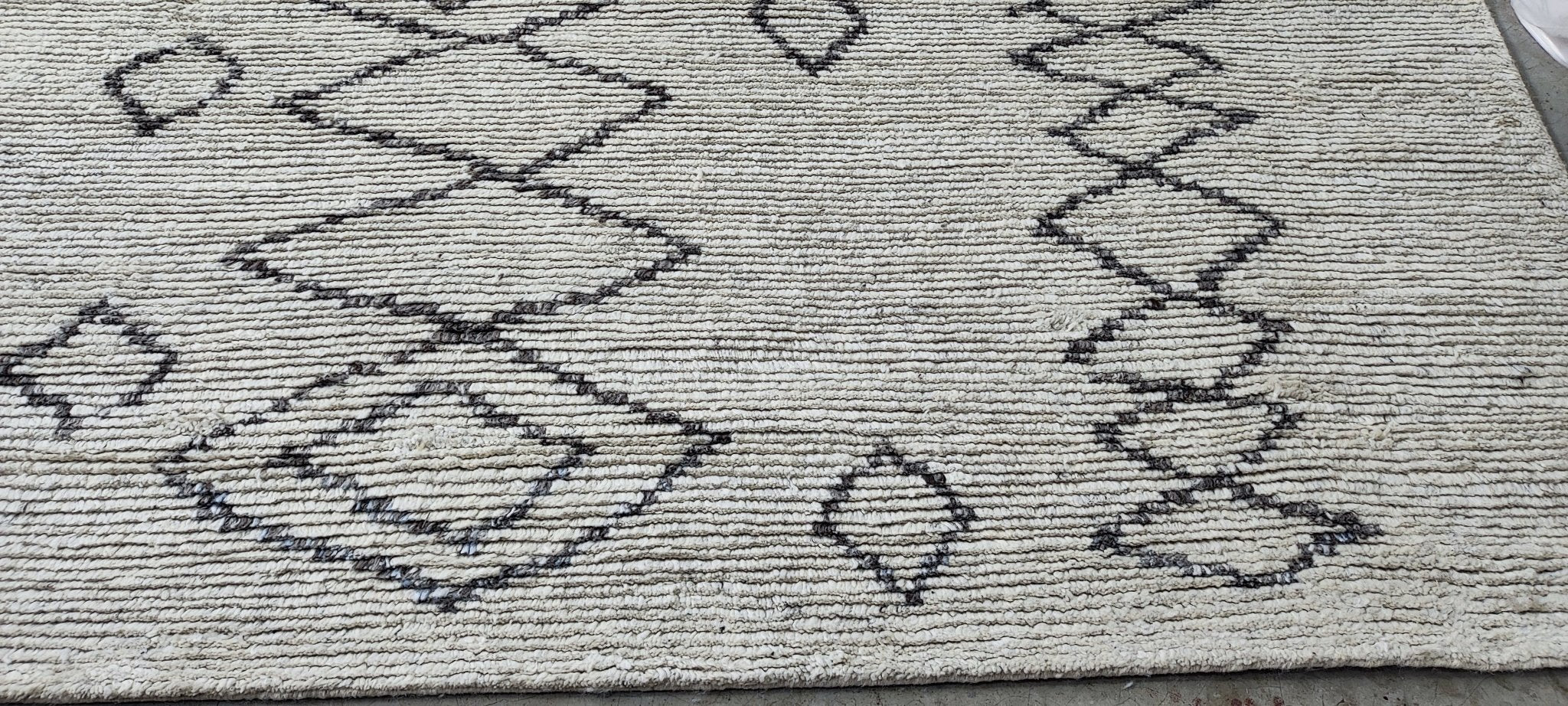 Orianthi 9.3x12 Hand Knotted Grey & Natural Modern | Banana Manor Rug Factory Outlet