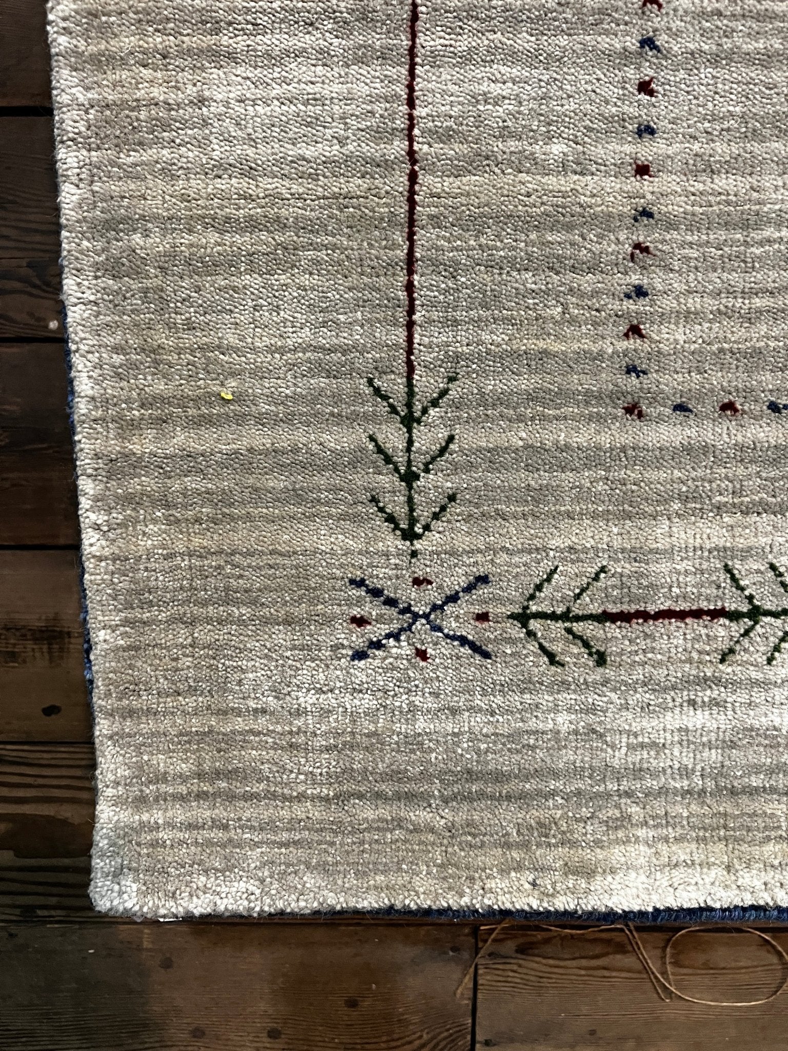 Oscar Felix 3x4.9 Grey Handwoven Gabbeh Rug | Banana Manor Rug Factory Outlet