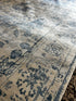 Ottavia 8.9x11.6 Blue & Silver Erased Hand Knotted | Banana Manor Rug Factory Outlet