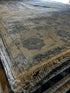 Ottavia 8.9x11.6 Blue & Silver Erased Hand Knotted | Banana Manor Rug Factory Outlet