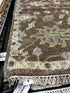 Paget Brewster 3x5 Hand-Knotted Brown Oushak | Banana Manor Rug Factory Outlet
