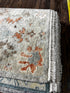 Paisley 2.6x14 Hand-Knotted Tan and Rust Oushak Runner | Banana Manor Rug Factory Outlet