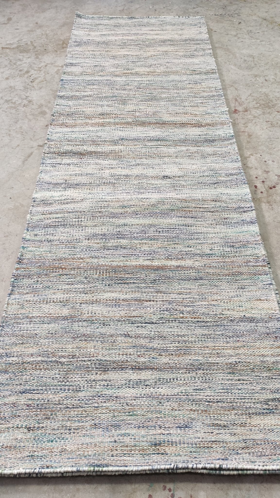 Pal 2.6x10.3 Grey Handwoven PET Yarn Runner | Banana Manor Rug Company