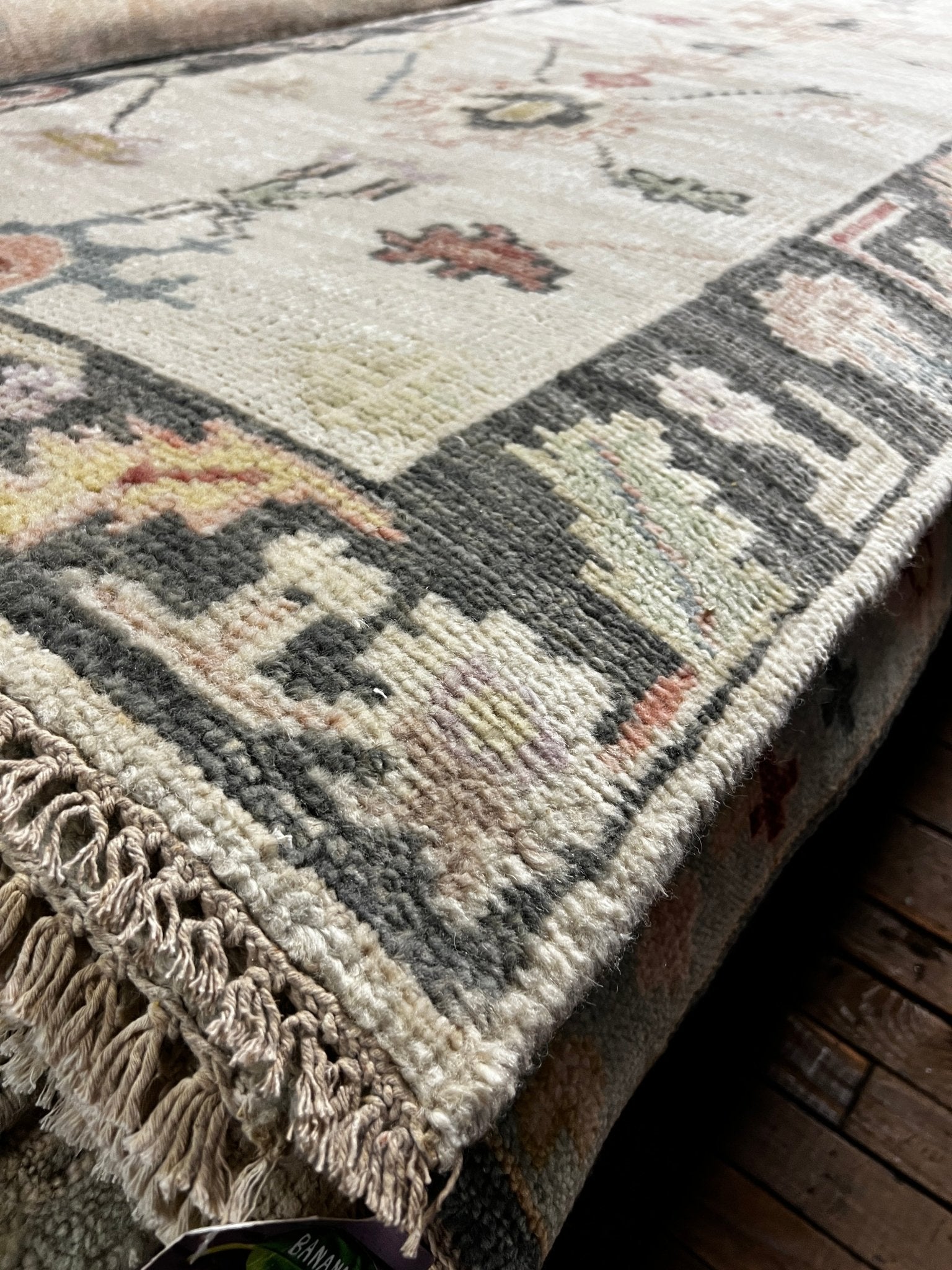 Parson Reilly 3x14.6 Silver & Grey Oushak Runner | Banana Manor Rug Factory Outlet