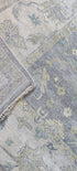 Pasqelina 9.3x11.9 Grey & Beige Oushak | Banana Manor Rug Factory Outlet