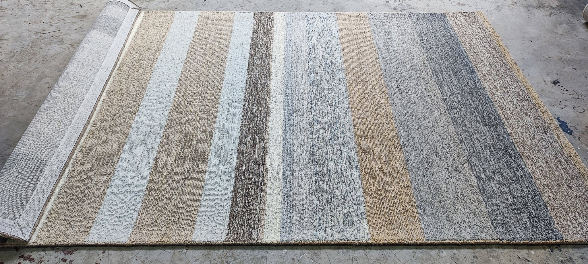Pat O'Brien's 5x8 Hand-Tufted Pastel Mix Stripe | Banana Manor Rug Factory Outlet