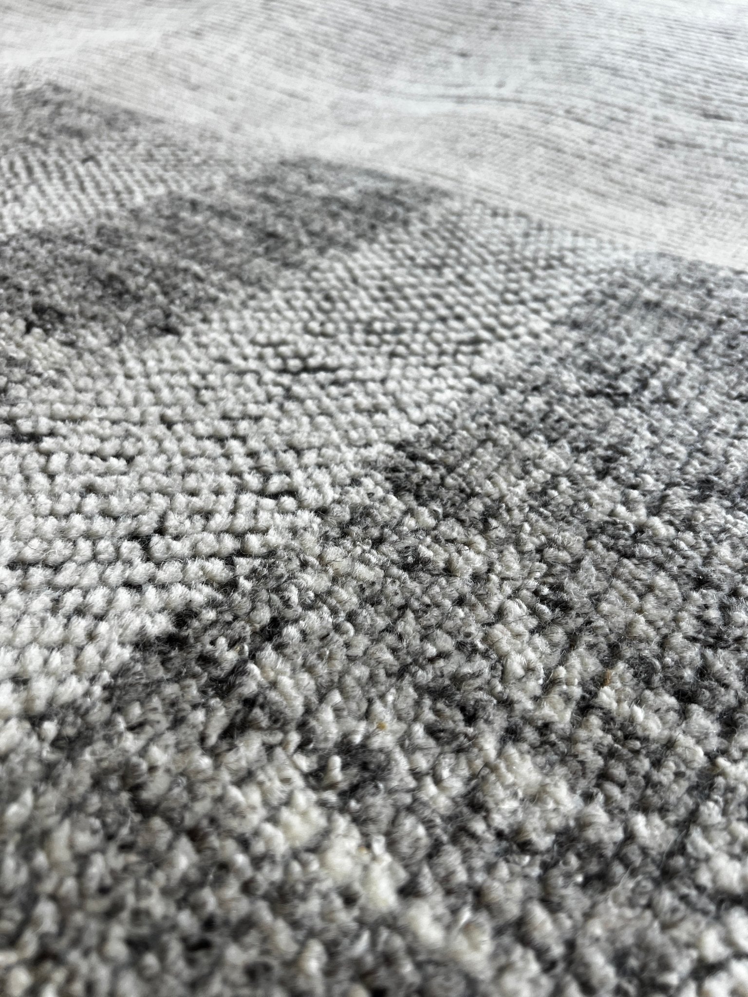 Patrick 9.3x12 Hand-Knotted Grey & Silver Modern | Banana Manor Rug Factory Outlet