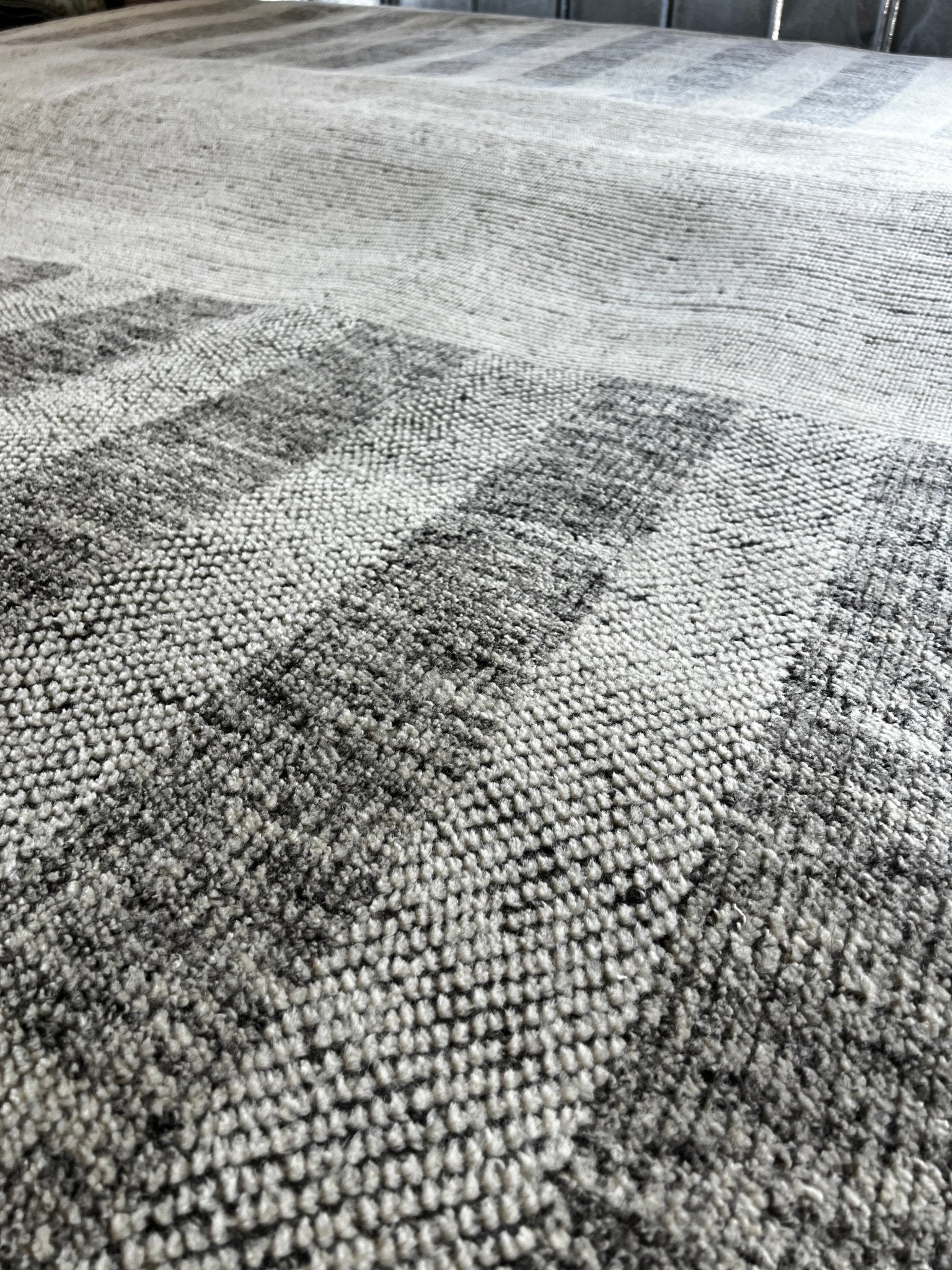 Patrick 9.3x12 Hand-Knotted Grey & Silver Modern | Banana Manor Rug Factory Outlet