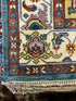 Patti Schleuter 8.9x12 Blue and Ivory Heriz Oushak | Banana Manor Rug Factory Outlet