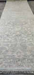 Pazienza 3.9x12.6 Light Green & Ivory Oushak | Banana Manor Rug Factory Outlet