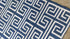 PeeWee 5.3x7.9 Ivory and Blue Geometric Greek Key Durrie Rug | Banana Manor Rug Company