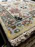 Pepper Potts 2.6x10 Tan and Grey Hand-Knotted Runner | Banana Manor Rug Company