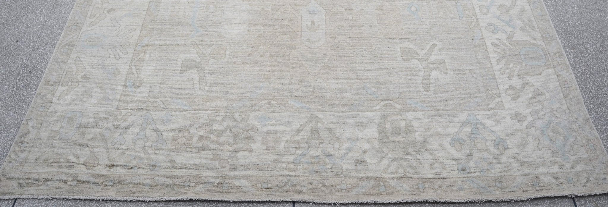 Permaz 9.1x11.10 Whitewashed Afghani Oushak | Banana Manor Rug Factory Outlet