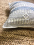 Perpetua Blue and White Striped Pillow | Banana Manor Rug Company