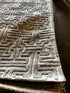 Peter Hand-Tufted Silver & Grey Jacquard Durrie (Multiple Sizes) | Banana Manor Rug Factory Outlet