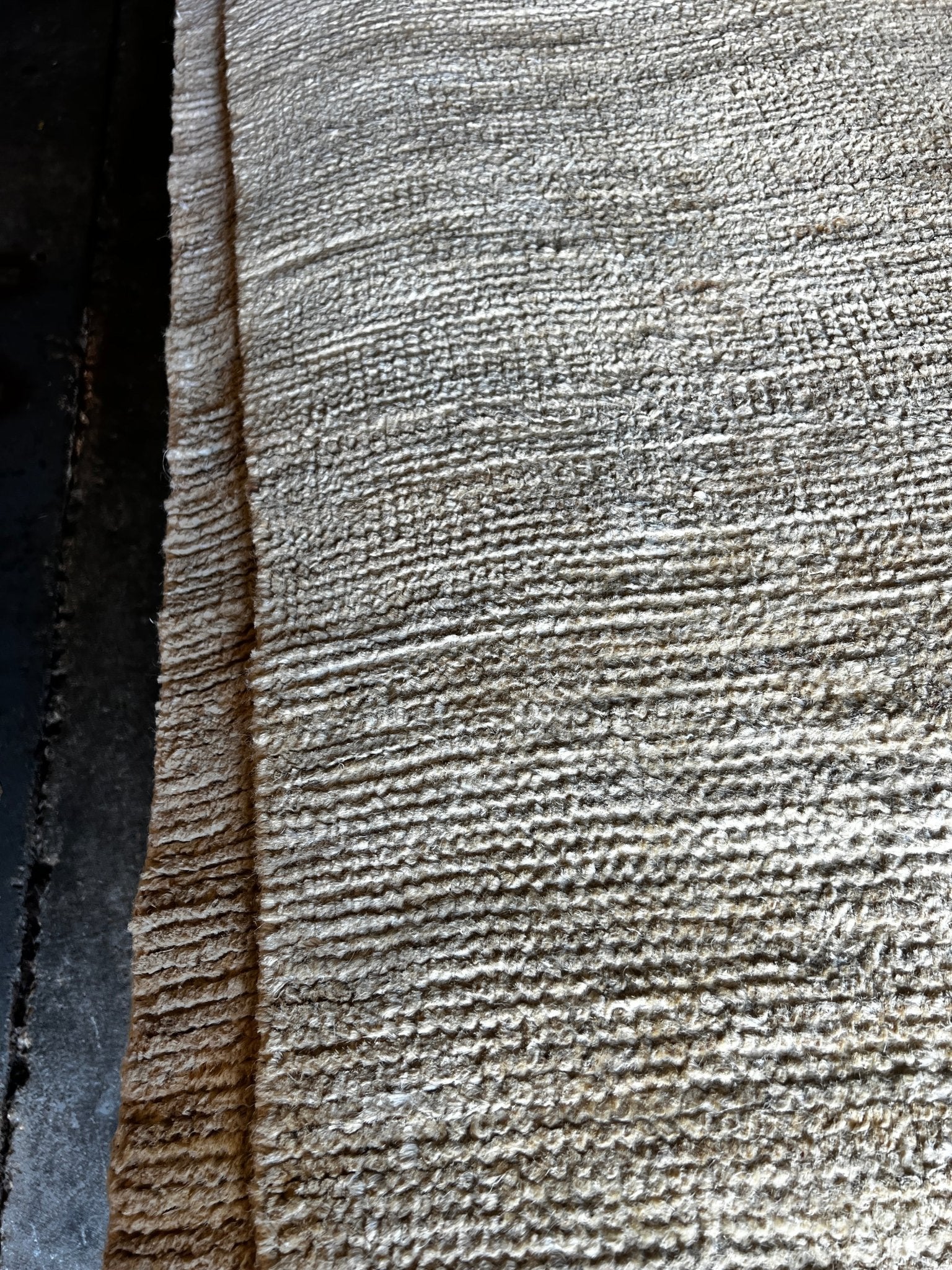 Phil Fish 8.3x10 White Tip Sheared Jute Durrie Rug | Banana Manor Rug Factory Outlet