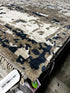 Phoebe Buffay 6x9 Hand-Knotted Silver & Brown Abstract | Banana Manor Rug Factory Outlet