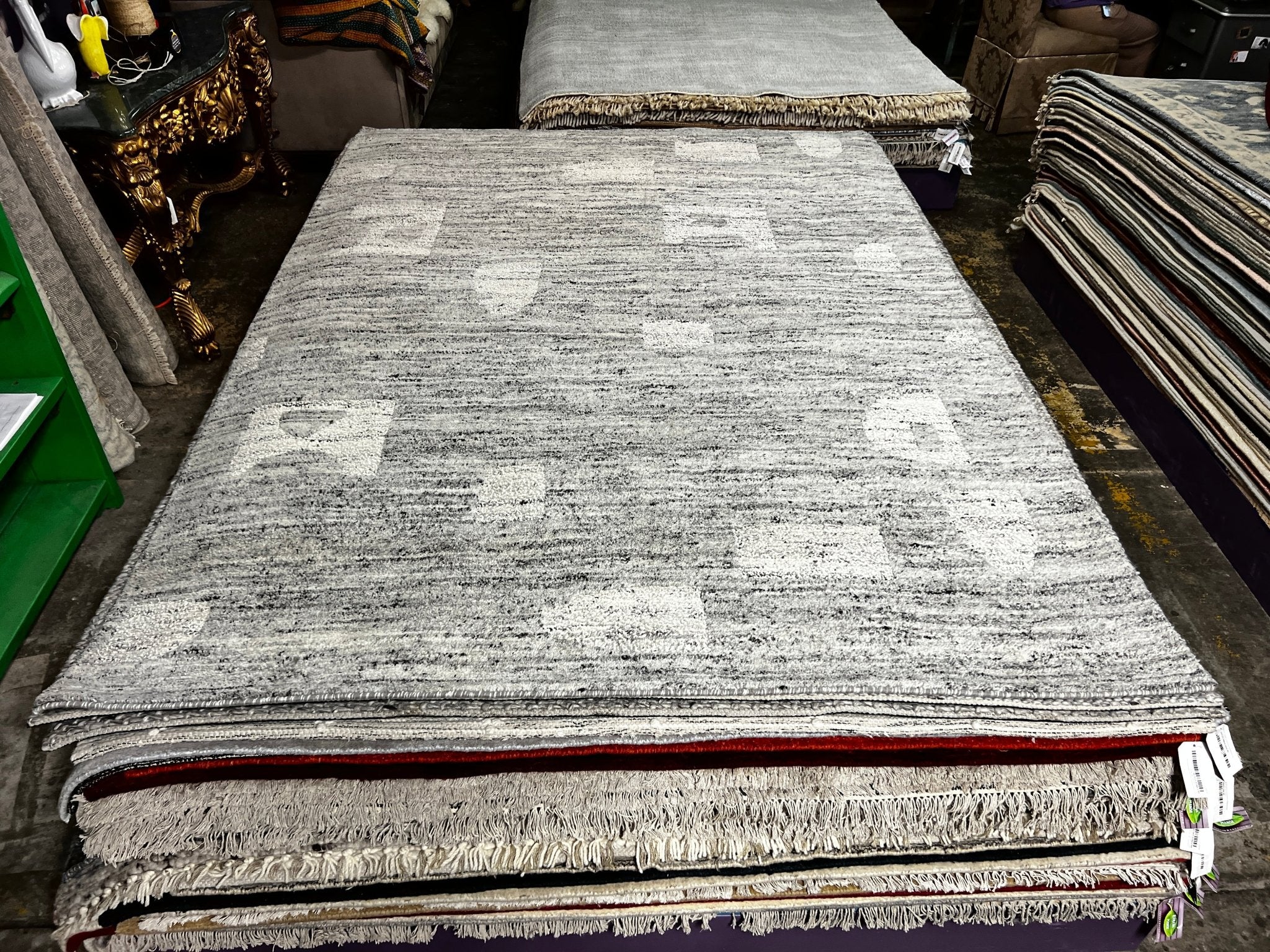 Pien 6.3x8.9 Natural Hand Knotted | Banana Manor Rug Factory Outlet