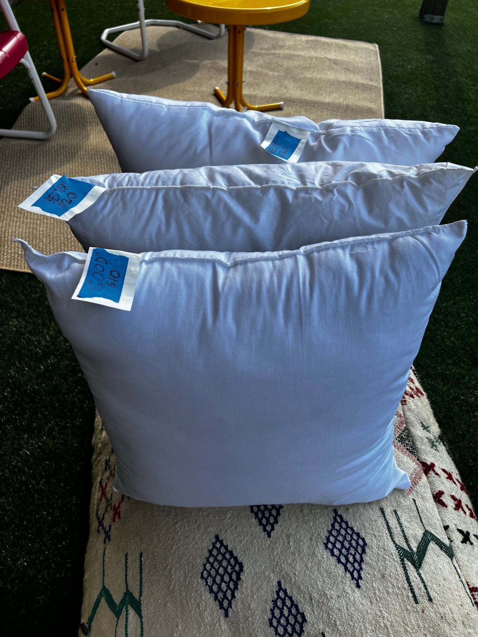 Pillow Insert - “Good” AKA Good’nuff | Banana Manor Rug Company
