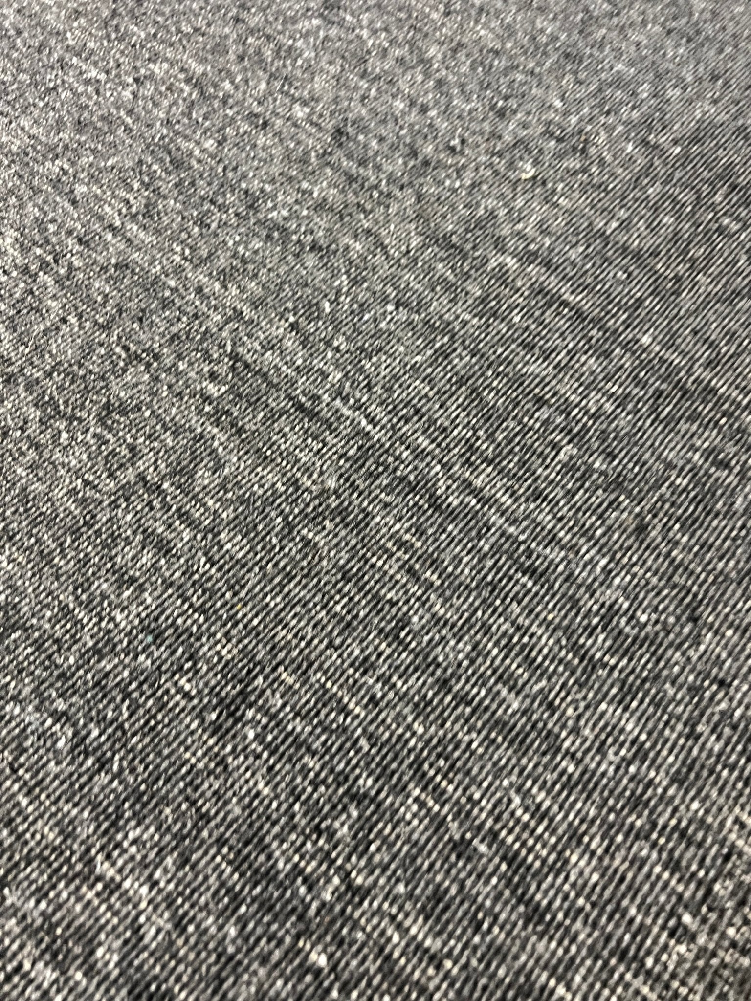Puts the Cray in Crazy 2.9x5 Dark Grey Handwoven Durrie Rug | Banana Manor Rug Factory Outlet